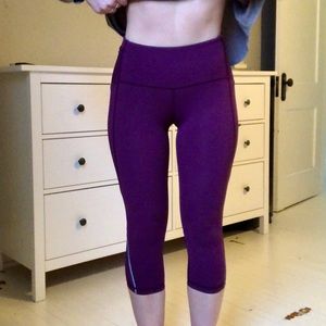 Lululemon cropped leggings - size 4